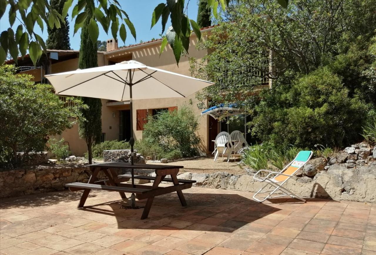 T2 36 M2, Rdc De Villa, Clim, Gd Jardin Clos, Animx Ok, Quartier Mt Faron Tres Calme, Wifi, Parking Toulon Buitenkant foto