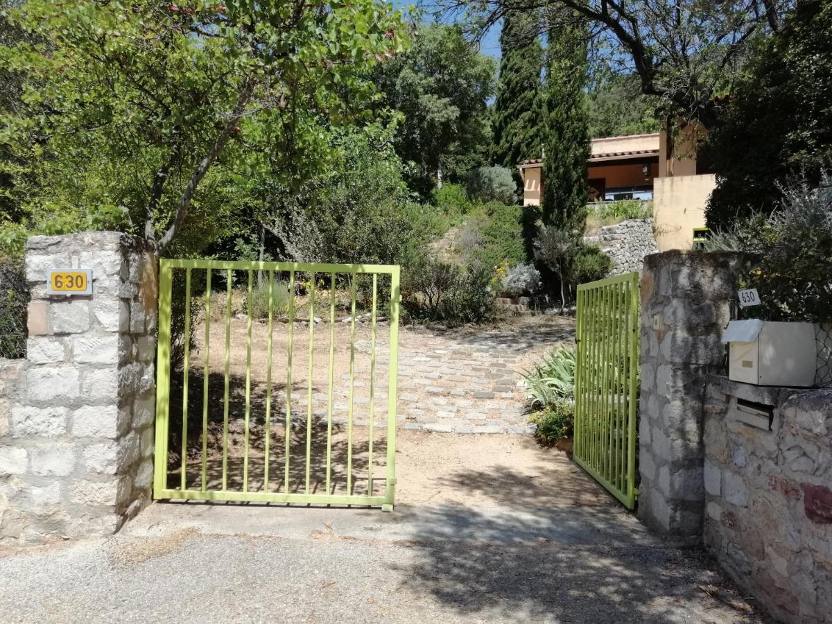 T2 36 M2, Rdc De Villa, Clim, Gd Jardin Clos, Animx Ok, Quartier Mt Faron Tres Calme, Wifi, Parking Toulon Buitenkant foto
